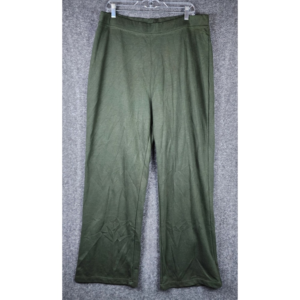 Only Necessities Pants Mens 24T Lounge Green Tall Stretch EUC